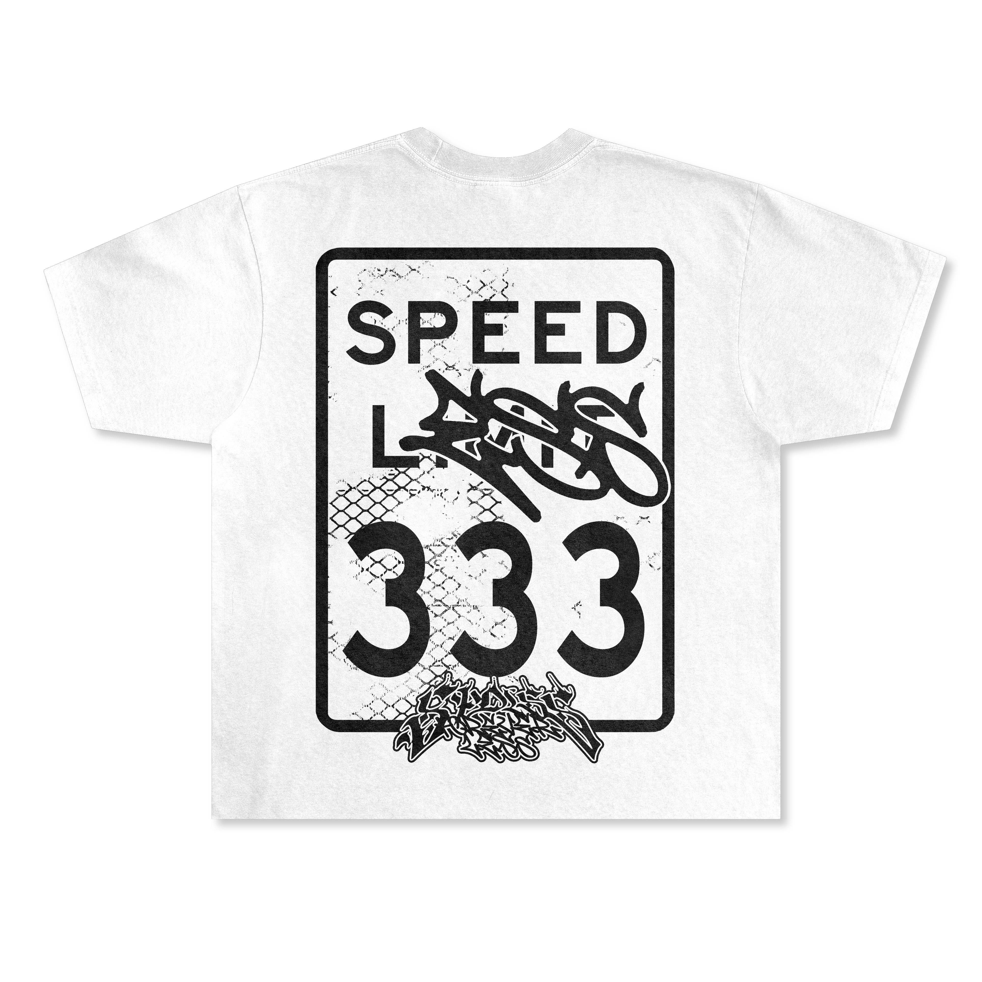 Speed Limit Tee - White – shopspeedless