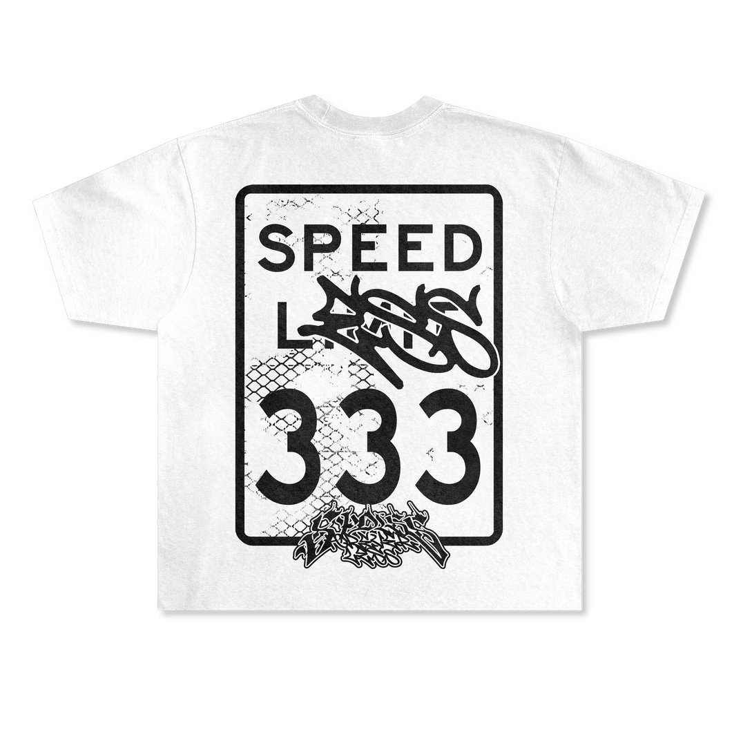 Speed Limit Tee - White
